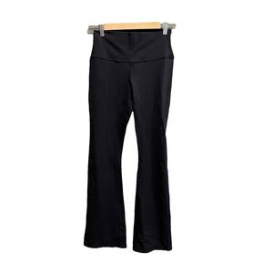 Alo Yoga Black Women's Activewear Flared Leggings Size Small